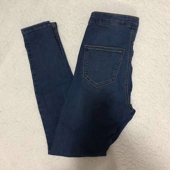 Topshop Joni Jeans - Medium Wash - Picture 5 of 10